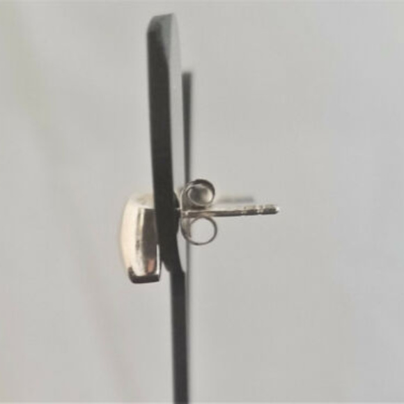 Sterling Silver Artisan earrings TRIANGLES new - Picture 5 of 5